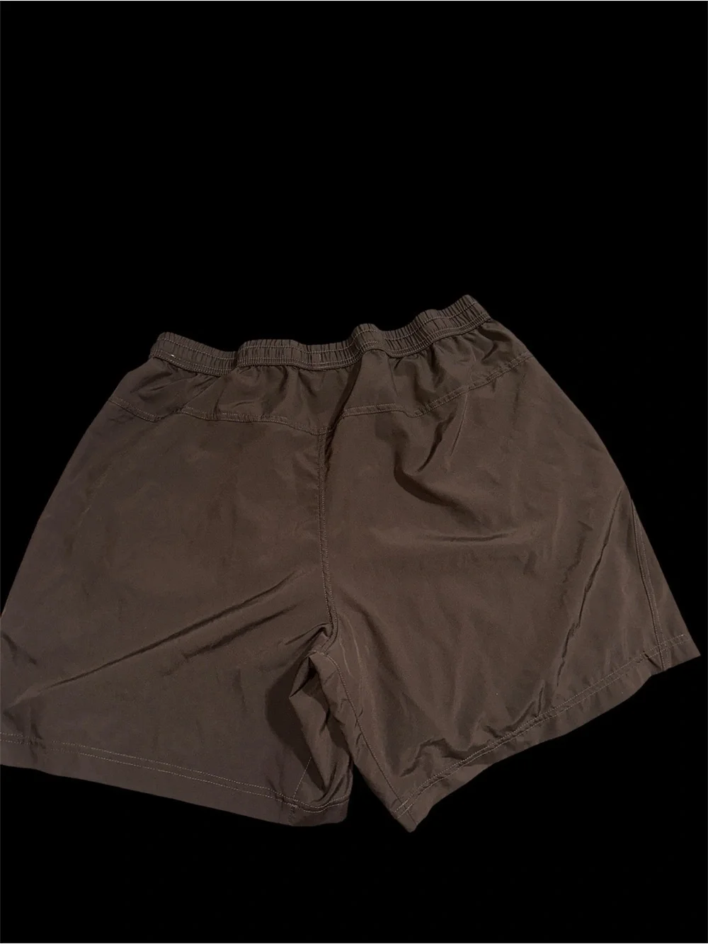 Nike Brown Performance Shorts with Reflective Swoosh